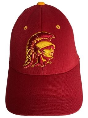 Zephyr 1FIT NCAA Football USC Trojans Fitted Hat Cap Adult Size M/L